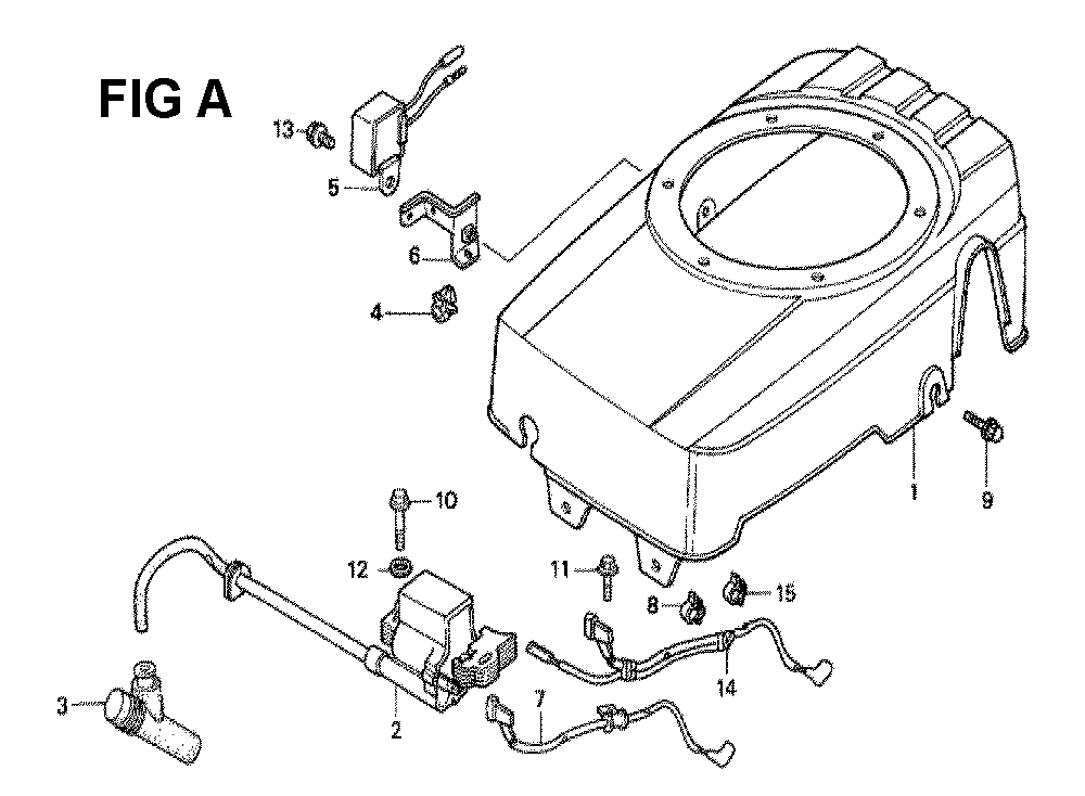 Fig-1 Diagram and Parts List for GXV160 Type S Honda Engine