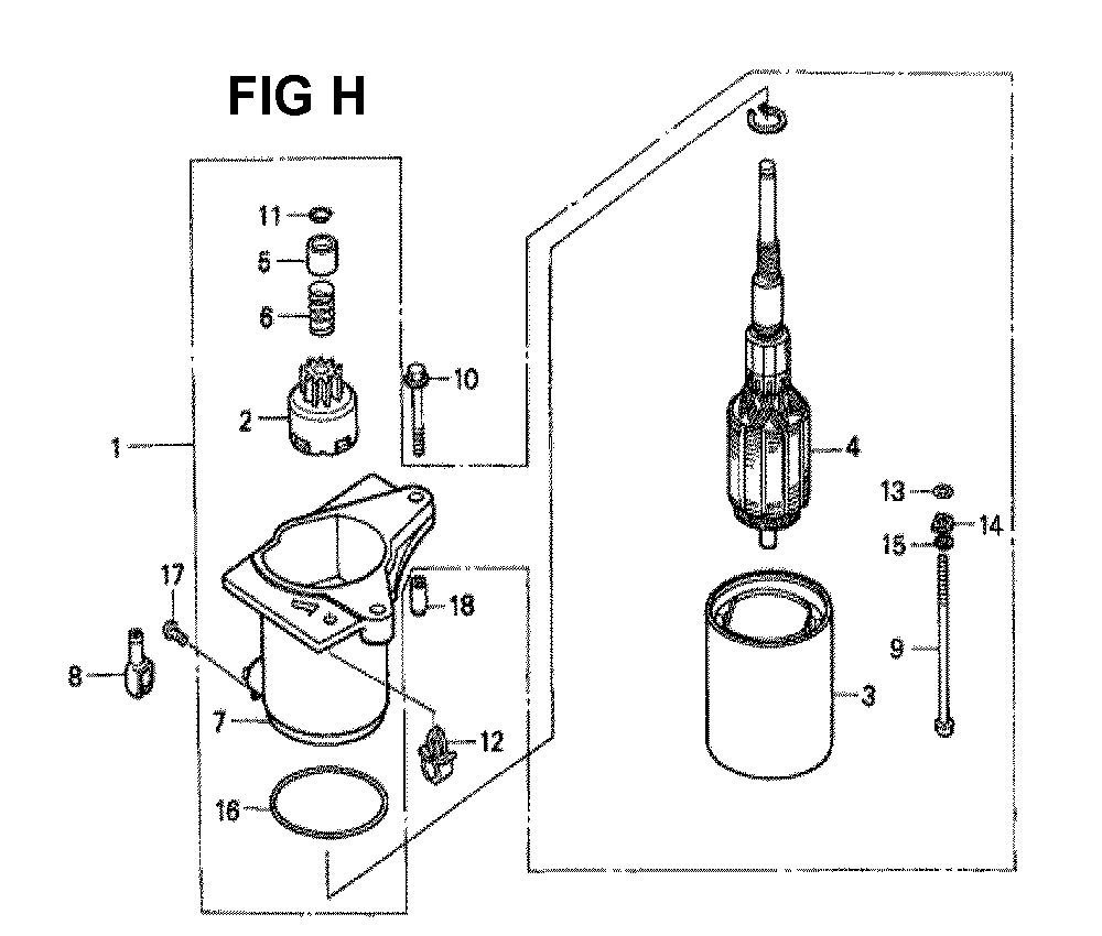 Fig-7 Diagram and Parts List for GXV160 Type N1E Honda Engine