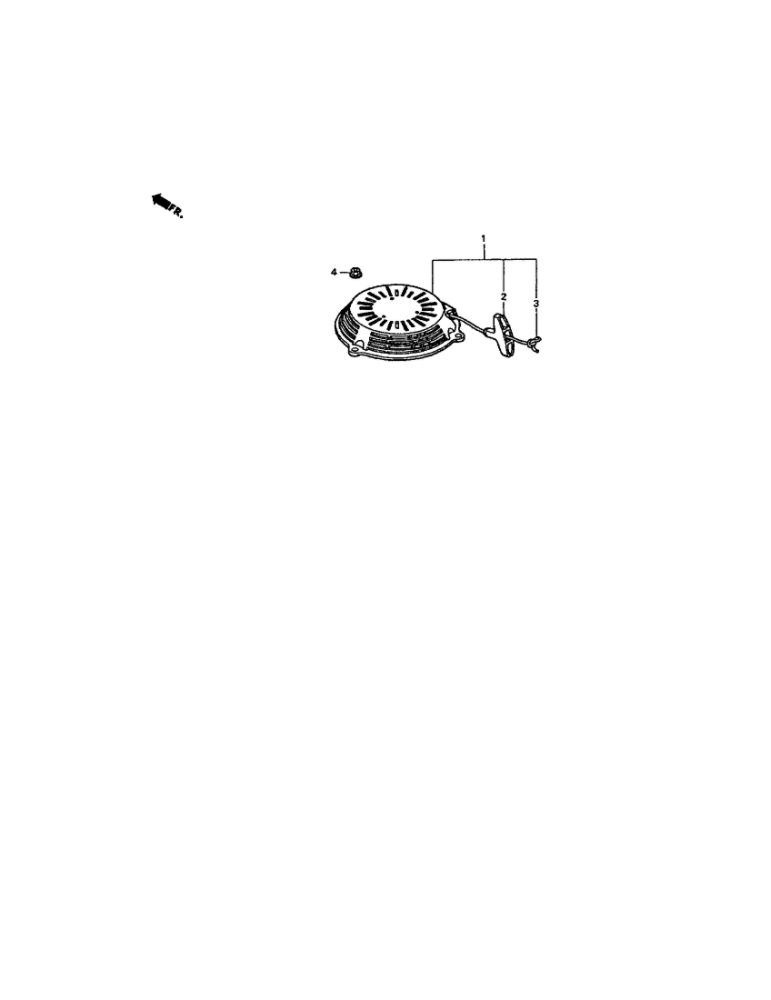 Crankshaft Pulley 2 Diagram and Parts List for GCV-160-A  Honda Engine