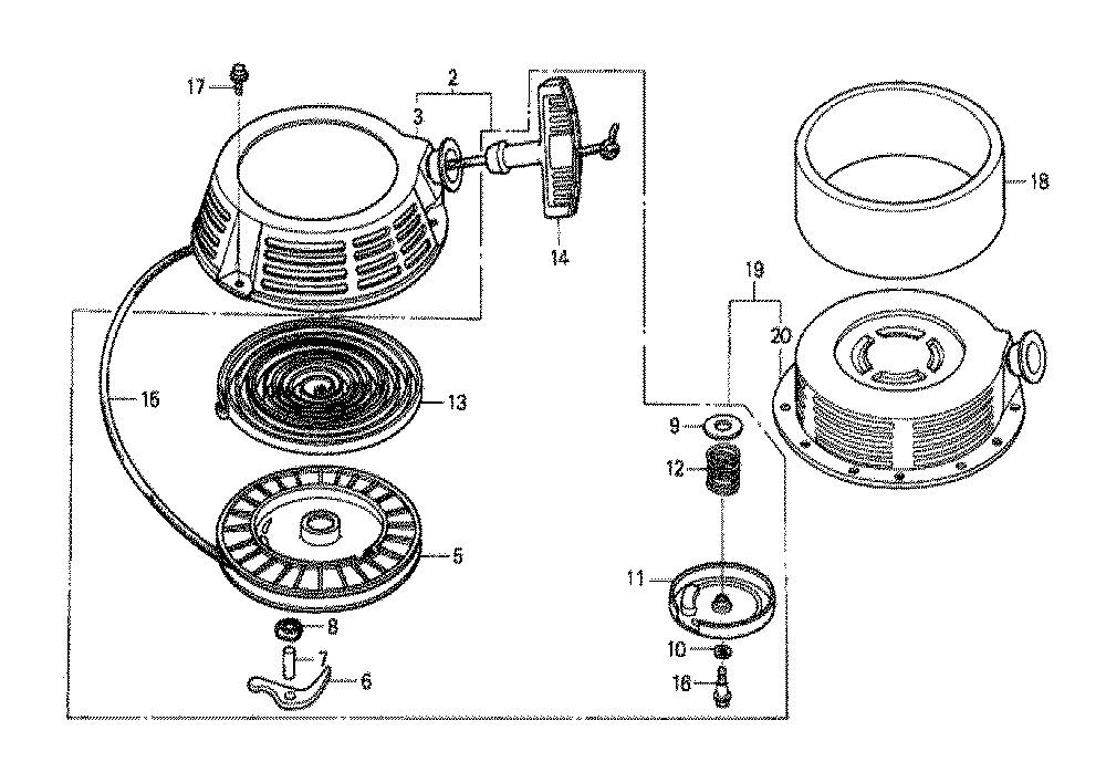 Fig-0 Diagram and Parts List for GXV340 Type DAE3 Honda Engine