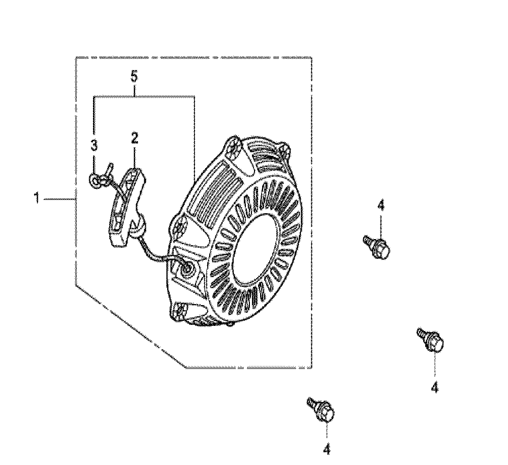 Fig-0 Diagram and Parts List for GX100U Type QA2 Honda Engine