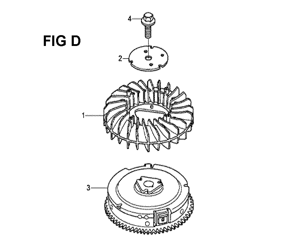 Fig-5 Diagram and Parts List for GXV530 U3-1070150 Honda Engine