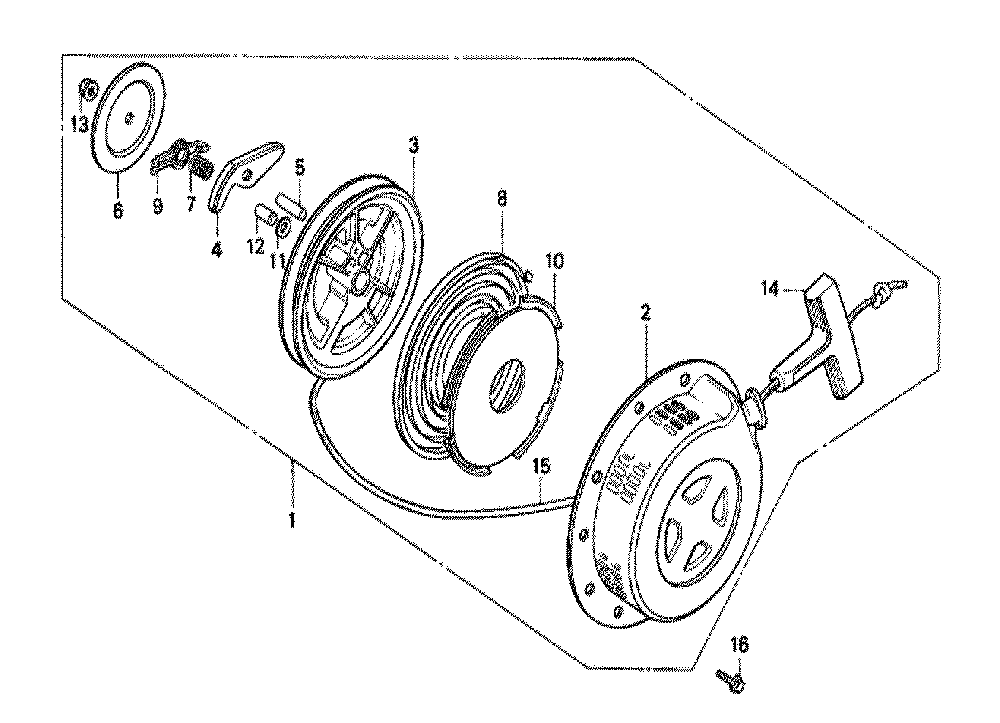 Fig-0 Diagram and Parts List for GX160K1 LVL-Seri-61-8669999 Honda Engine