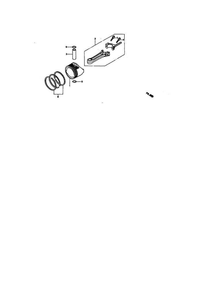 Piston:connecting Rod Diagram and Parts List for GCV-160-A1  Honda Engine