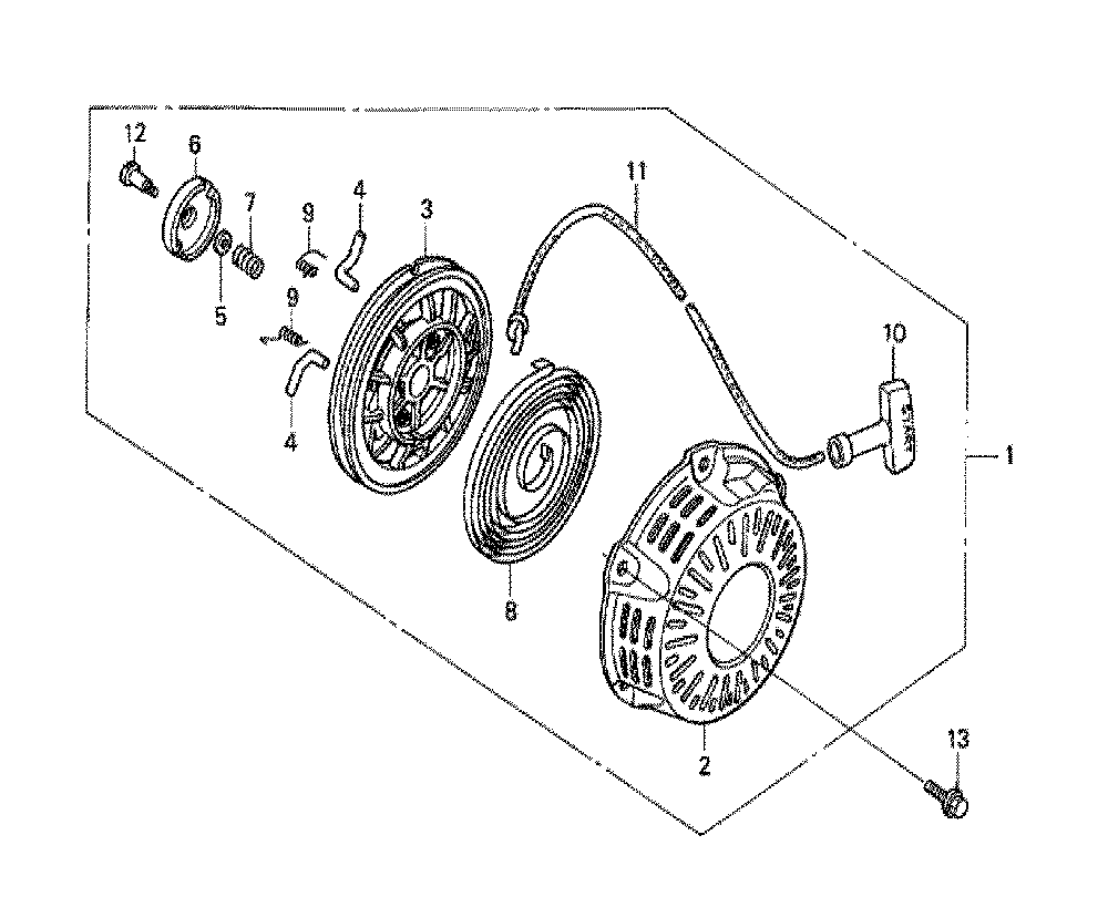 Fig-0 Diagram and Parts List for GX120K1 (WMK2)(43-9999999) Honda Engine