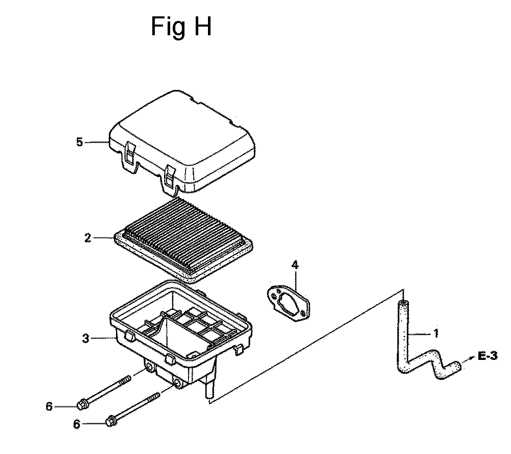Fig-8 Diagram and Parts List for GC135 Type QHA2 Honda Engine
