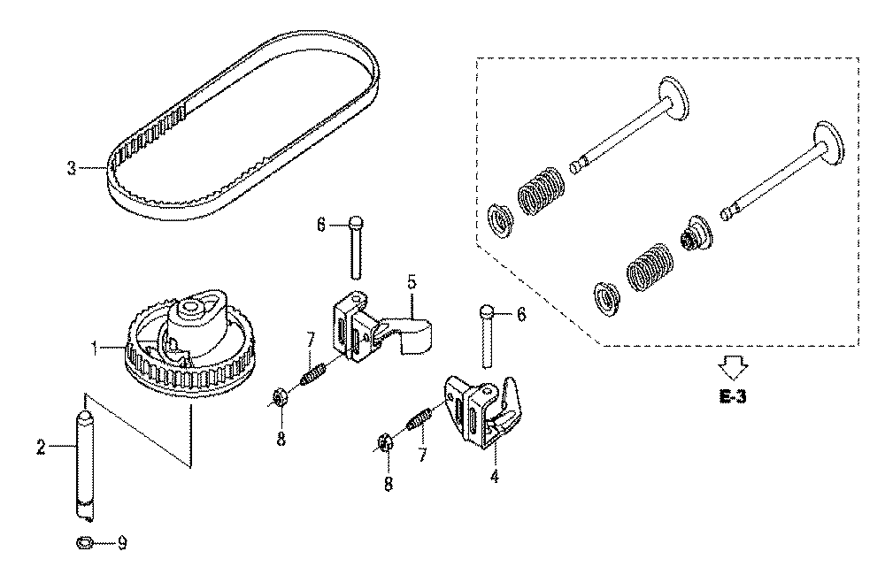 Fig-0 Diagram and Parts List for GCV160LA Type S1A Honda Engine