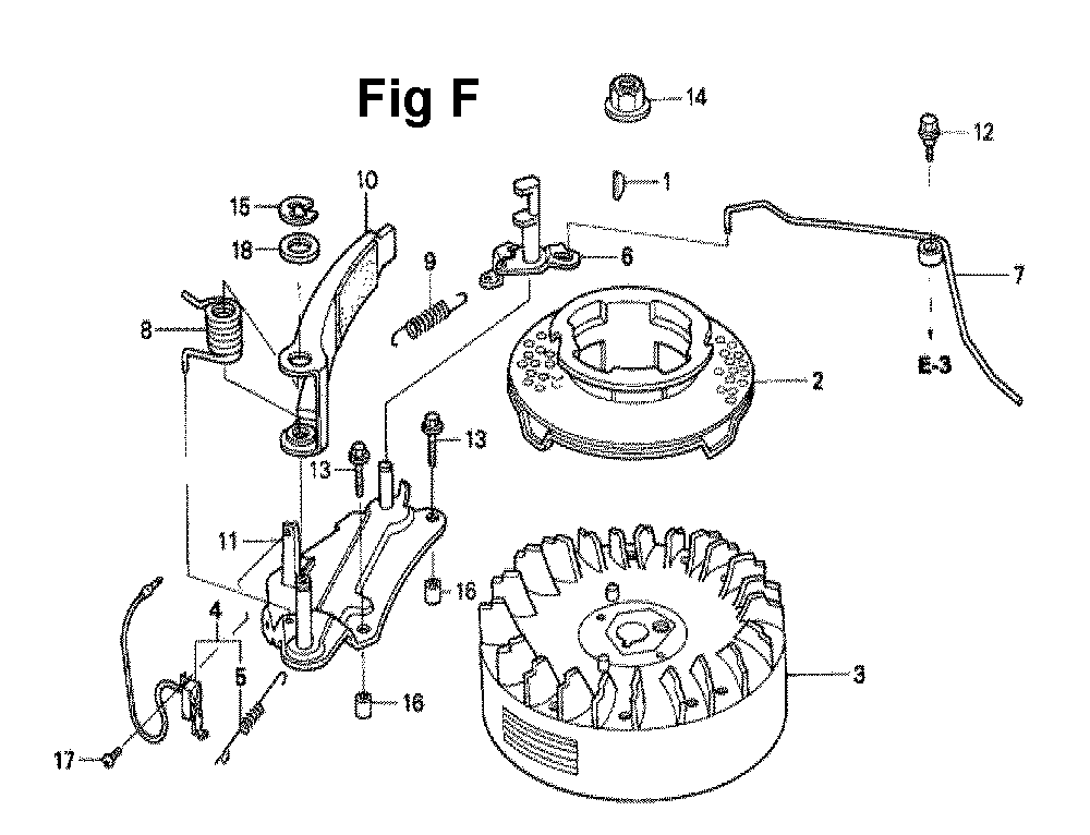 Fig-1 Diagram and Parts List for GXV160 Type A12 Honda Engine