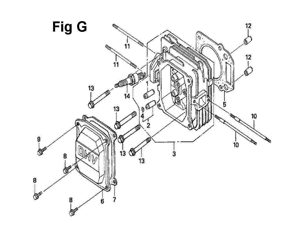 Fig-1 Diagram and Parts List for GXV160UH2 Type A1S Honda Engine