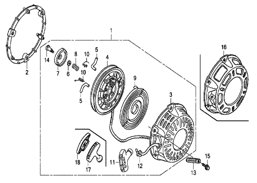 Fig-0 Diagram and Parts List for GX200UT Type VSD7 Honda Engine
