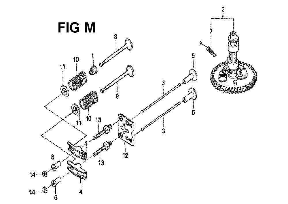 Fig-13 Diagram and Parts List for GXV160H2 Type SFE1 Honda Engine