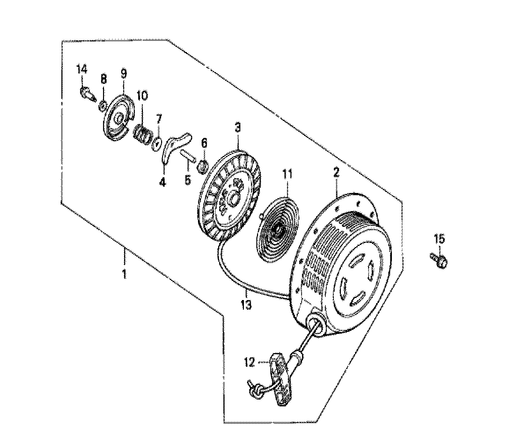 Fig-0 Diagram and Parts List for GX240 Type RJ Honda Engine