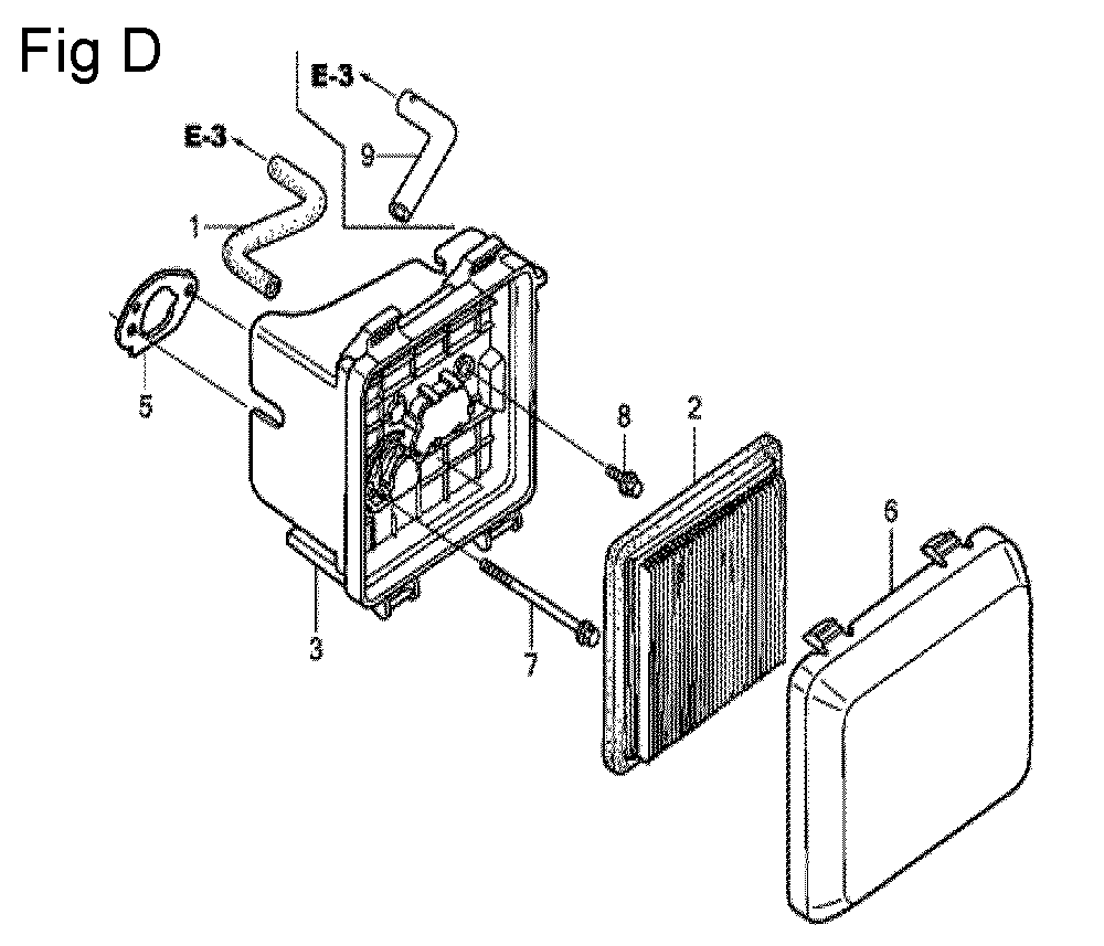 Fig-4 Diagram and Parts List for GCV160A Type A1A Honda Engine