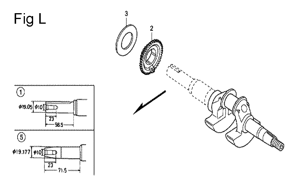 Fig-12 Diagram and Parts List for GC160A Type QHPA Honda Engine