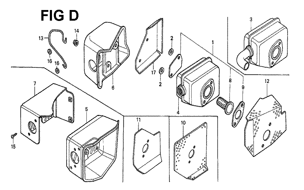 Fig-10 Diagram and Parts List for GXV160K1 Type N1C Honda Engine