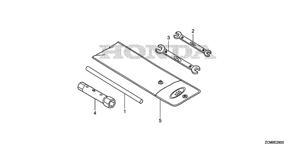 Tool Diagram and Parts List for GX690RH (Type TXFC)(GCAPH-2000001-9999999) Honda Engine