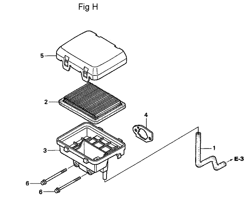 Fig-8 Diagram and Parts List for GC160A Type QHA2 Honda Engine