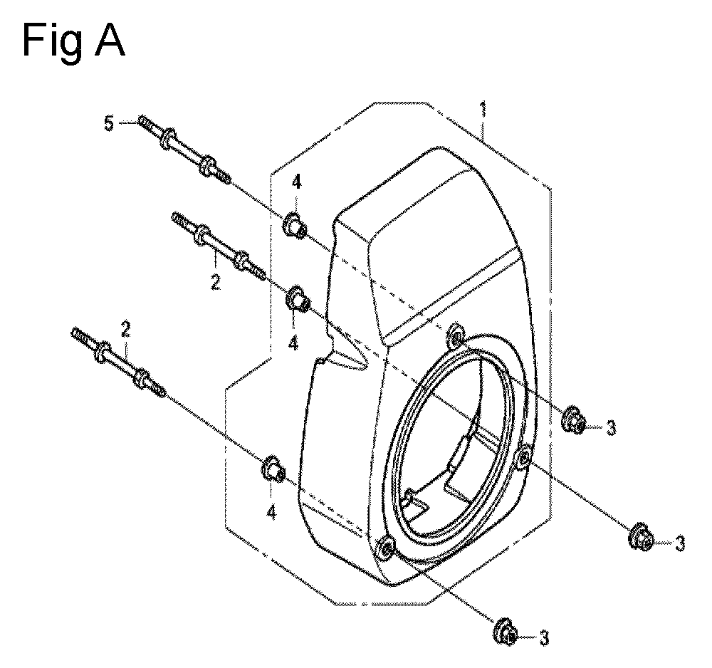 Fig-1 Diagram and Parts List for GC190A Type VXA Honda Engine