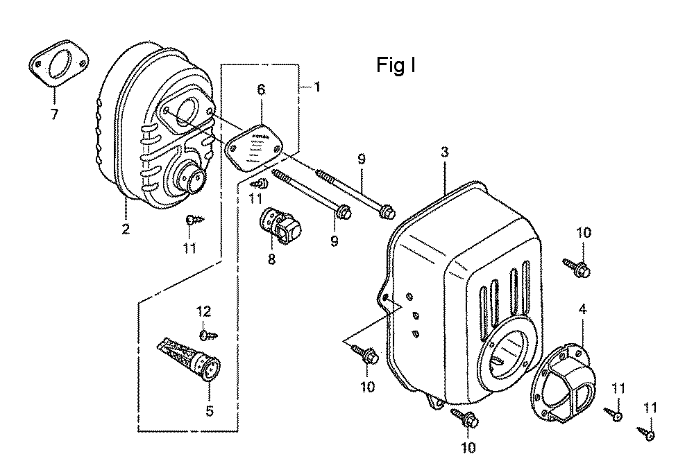 Fig-9 Diagram and Parts List for GC160LA Type MHA2 Honda Engine