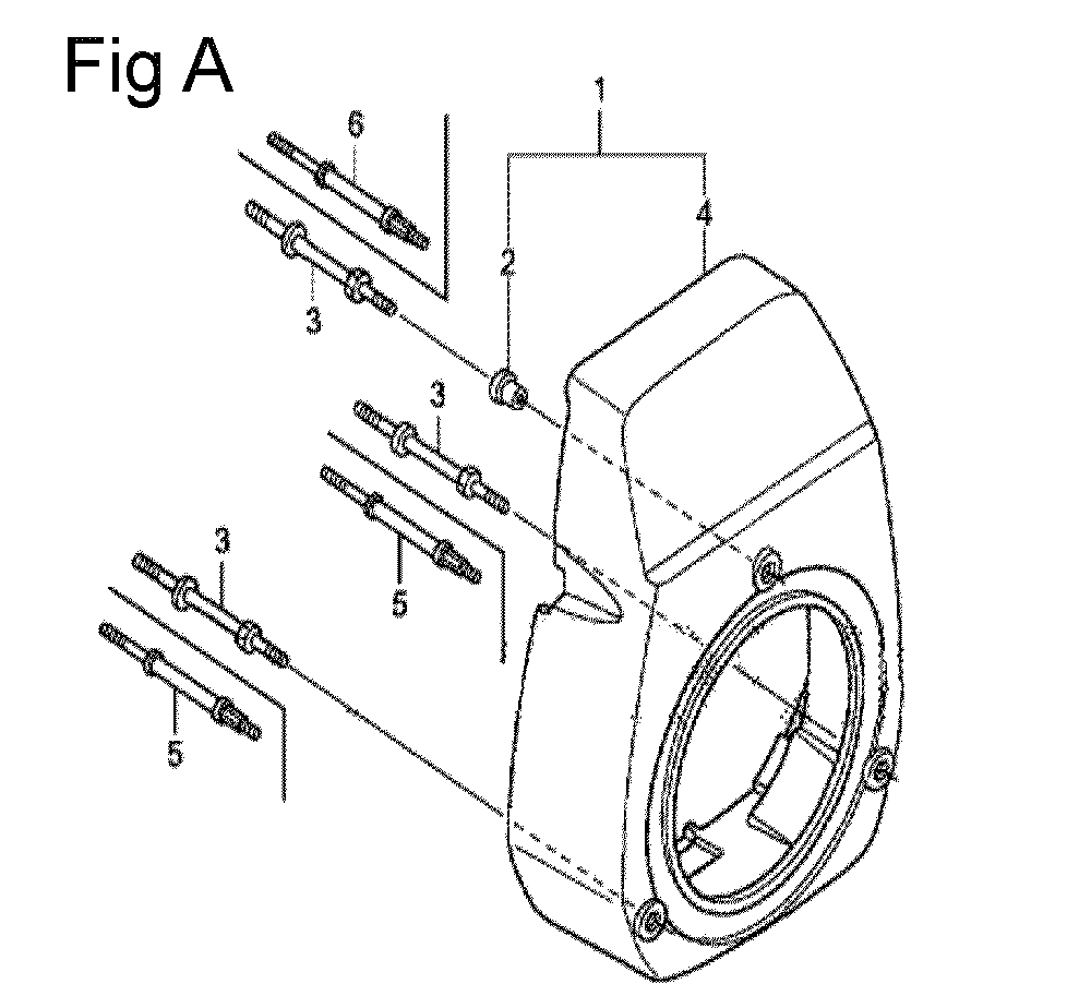 Fig-1 Diagram and Parts List for GS190A Type QBE Honda Engine