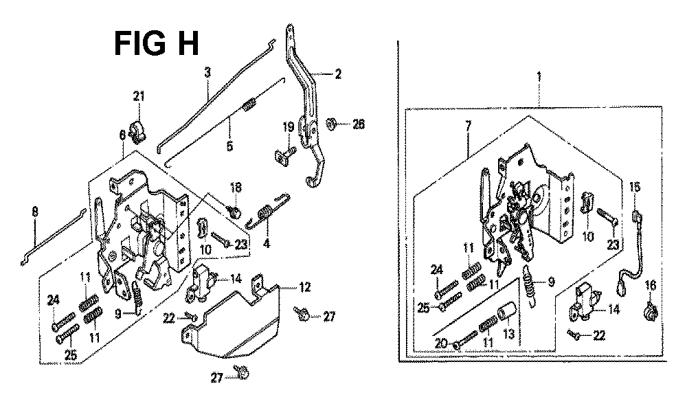 Fig-10 Diagram and Parts List for GXV160 Type N4C Honda Engine