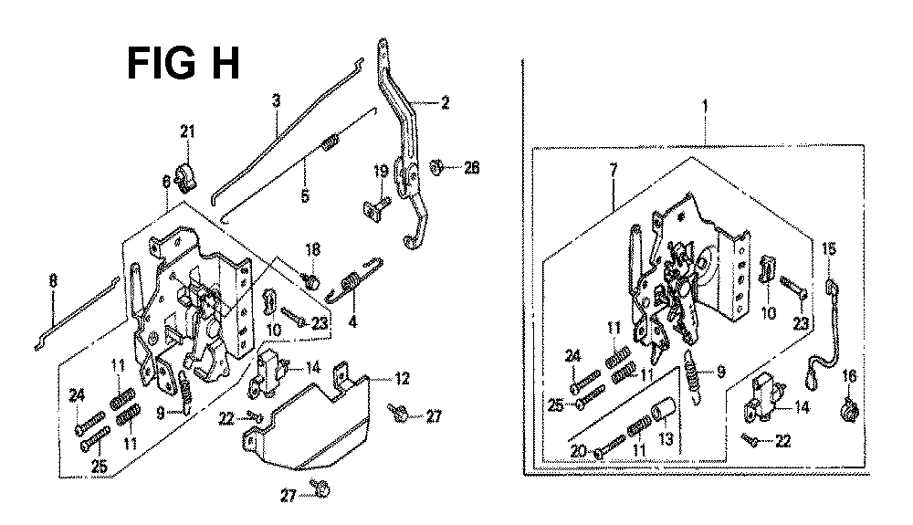 Fig-4 Diagram and Parts List for GXV160 Type A1 Honda Engine