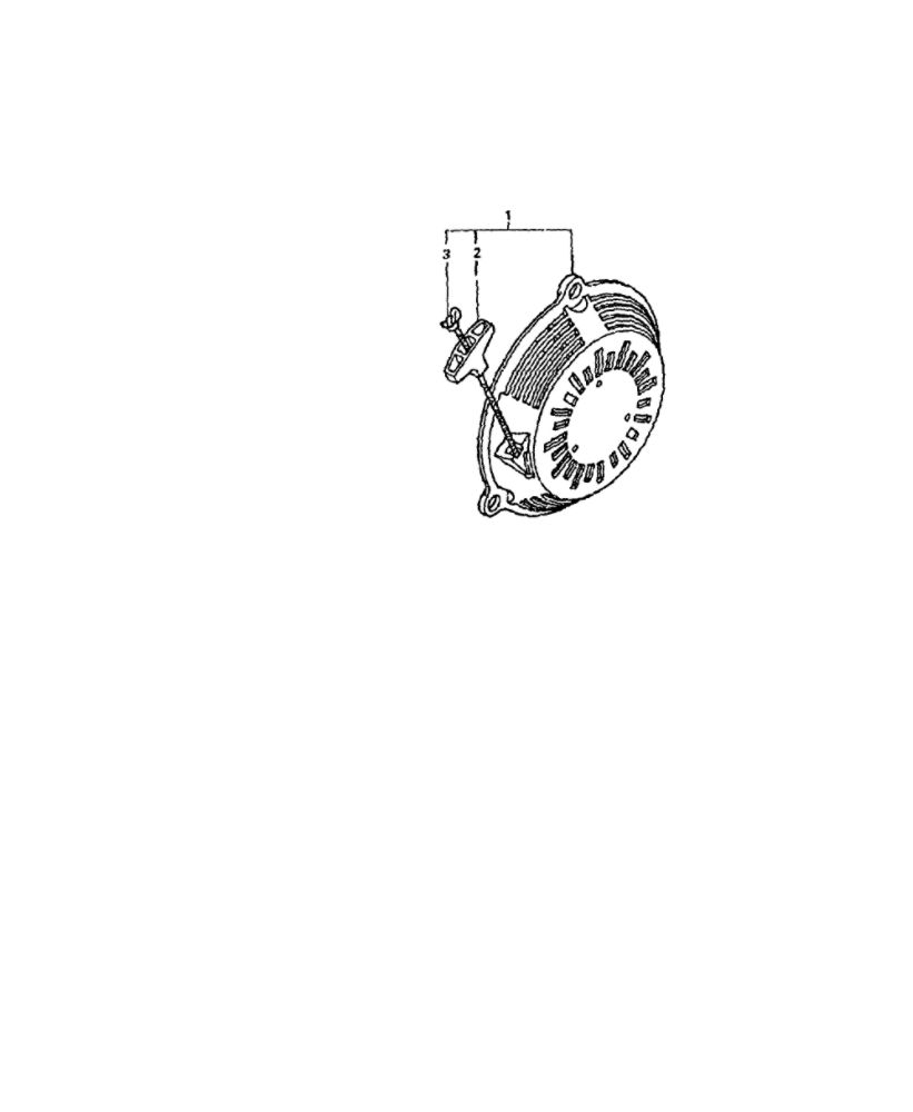 Recoil Starter Diagram and Parts List for GCV-160-AQHA2  Honda Engine