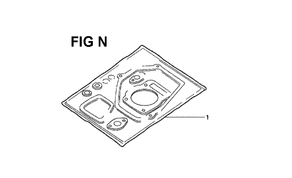 Fig-1 Diagram and Parts List for GXV160 Type SFSK Honda Engine
