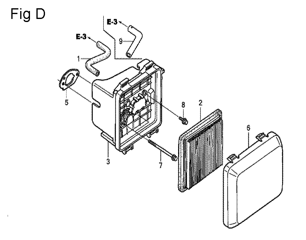 Fig-4 Diagram and Parts List for GCV160A Type A1AF Honda Engine