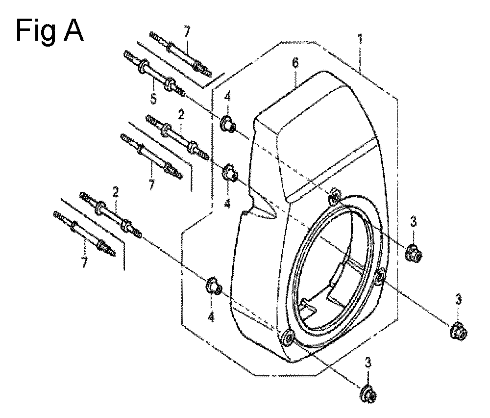 Fig-1 Diagram and Parts List for GC160A Type QHP7 Honda Engine
