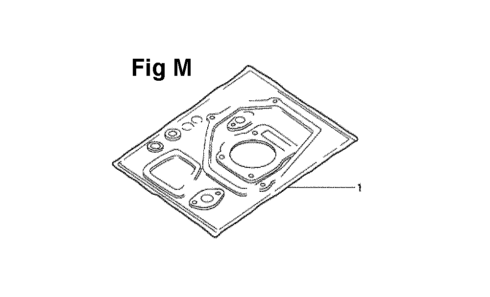 Fig-6 Diagram and Parts List for GXV120 Type N1B Honda Engine
