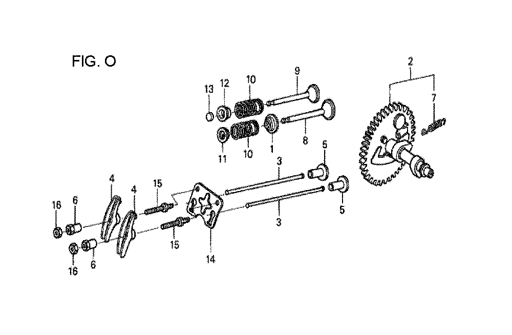Fig-15 Diagram and Parts List for GX120T1 Type VPM4 Honda Engine