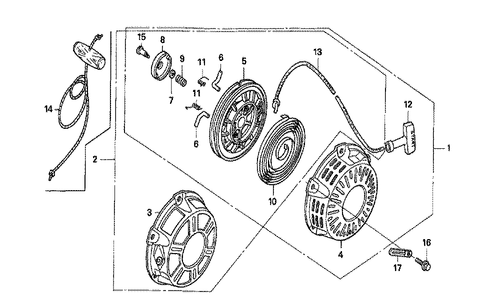 Fig-0 Diagram and Parts List for GX160K1 Type QMD6 Honda Engine