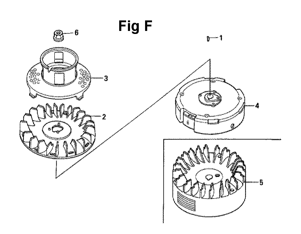 Fig-6 Diagram and Parts List for GXV160UH2 Type N4 Honda Engine