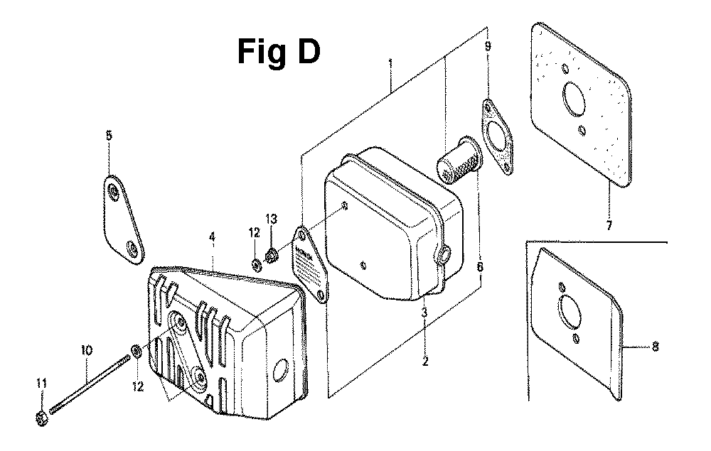 Fig-5 Diagram and Parts List for GXV120 Type N2C1 Honda Engine