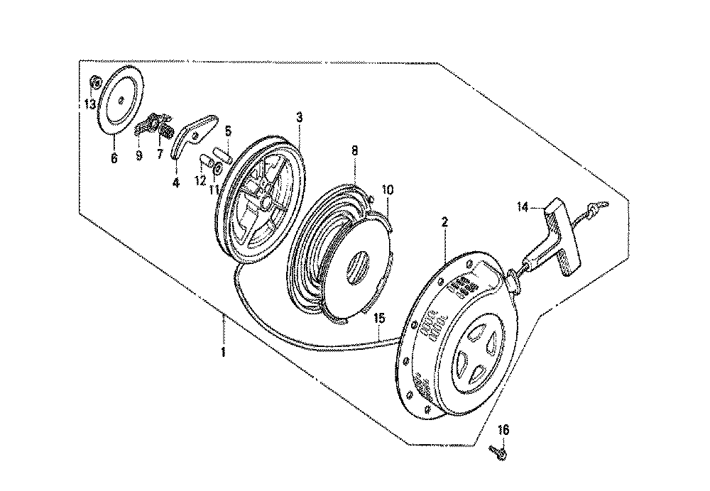 Fig-0 Diagram and Parts List for GX160K1 (VSG)(61-8669999) Honda Engine