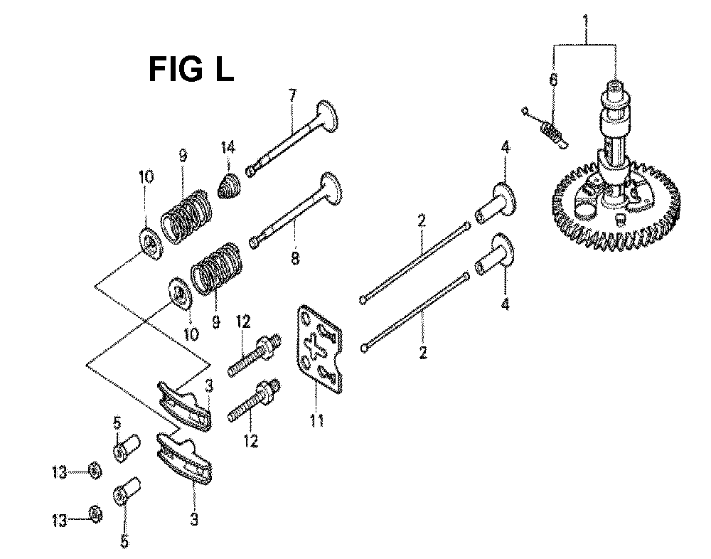 Fig-7 Diagram and Parts List for GXV160 Type N6 Honda Engine