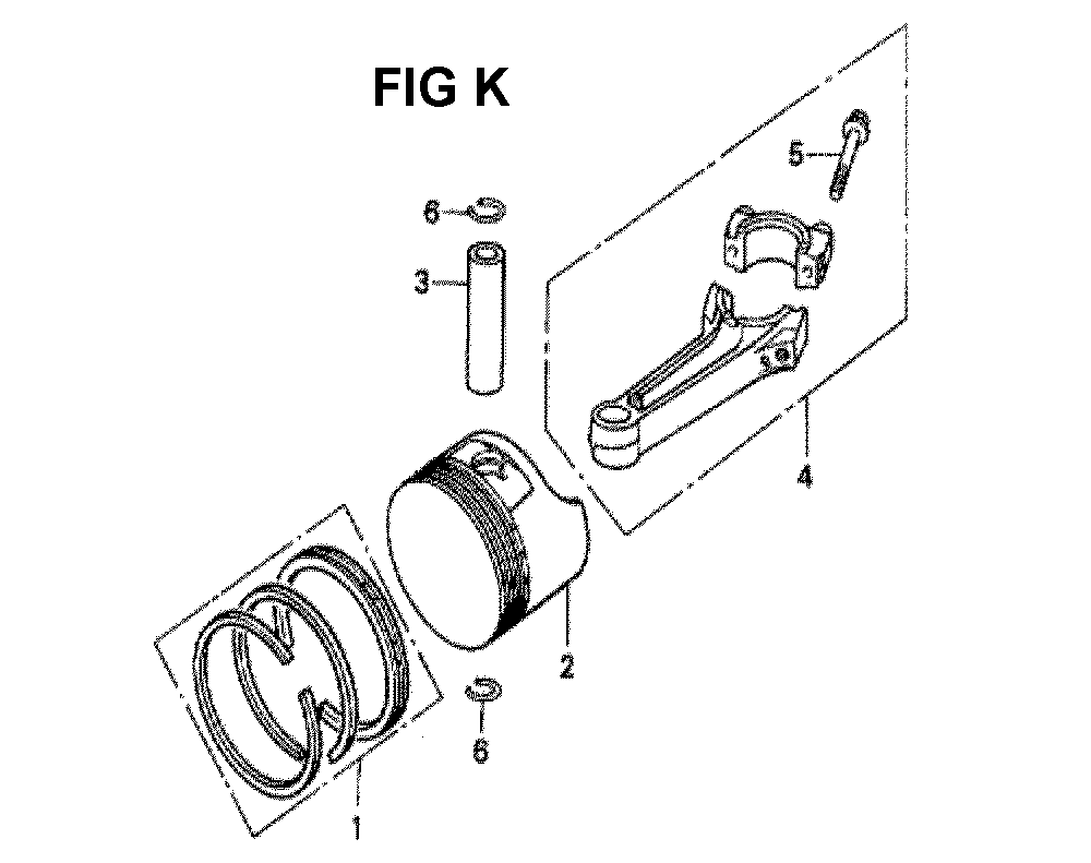 Fig-7 Diagram and Parts List for GXV140 Type N21 Honda Engine
