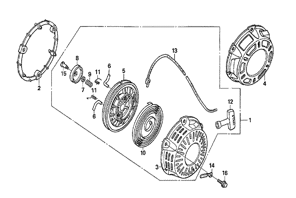 Fig-0 Diagram and Parts List for GX200U Type SM22 Honda Engine