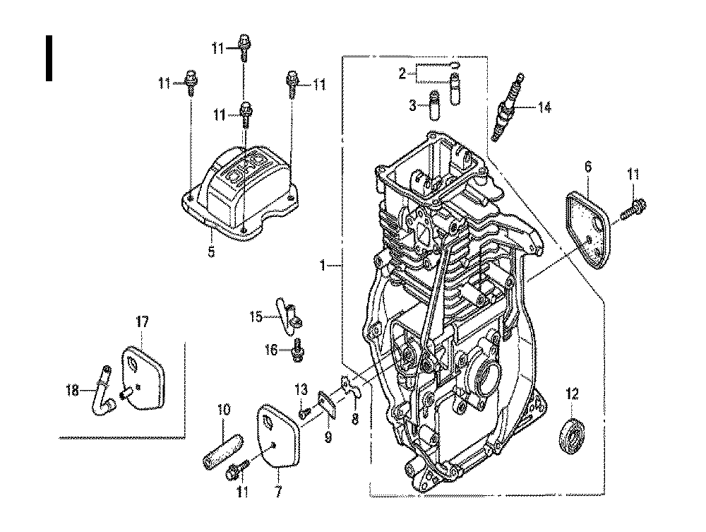 Fig-9 Diagram and Parts List for GX100 Type SA2 Honda Engine
