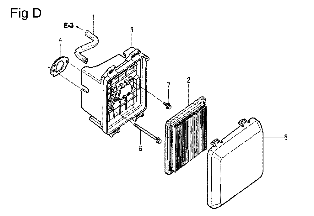 Fig-4 Diagram and Parts List for GCV160LA Type S3H Honda Engine