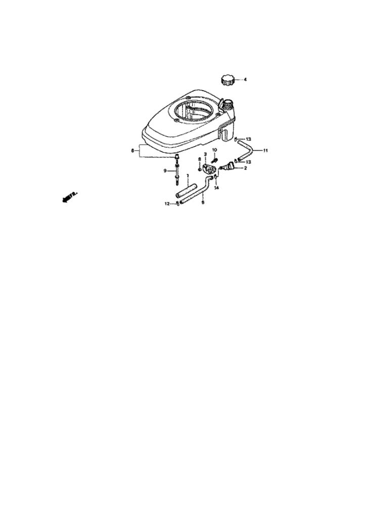 Fan Cover Diagram and Parts List for GCV-160-A  Honda Engine