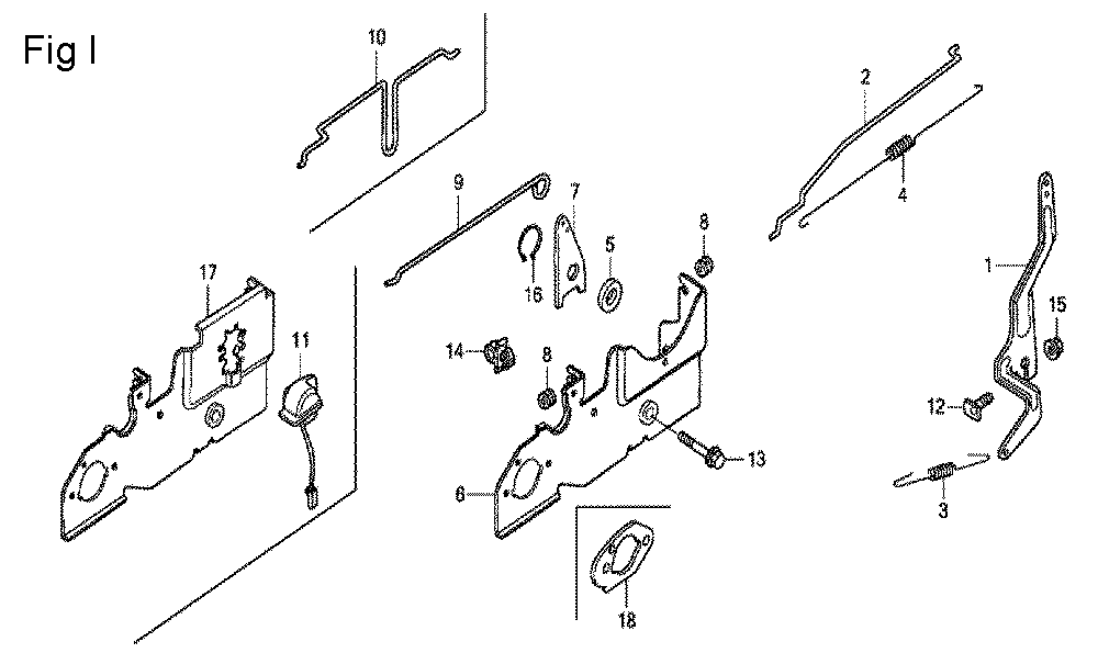 Fig-9 Diagram and Parts List for GCV160LA0 Type E1A2 Honda Engine