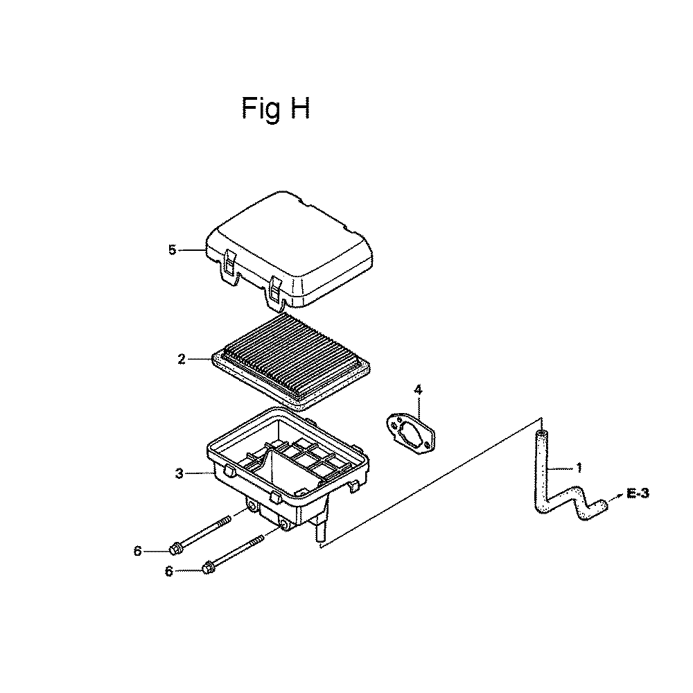 Fig-8 Diagram and Parts List for GC135 Type PHA Honda Engine