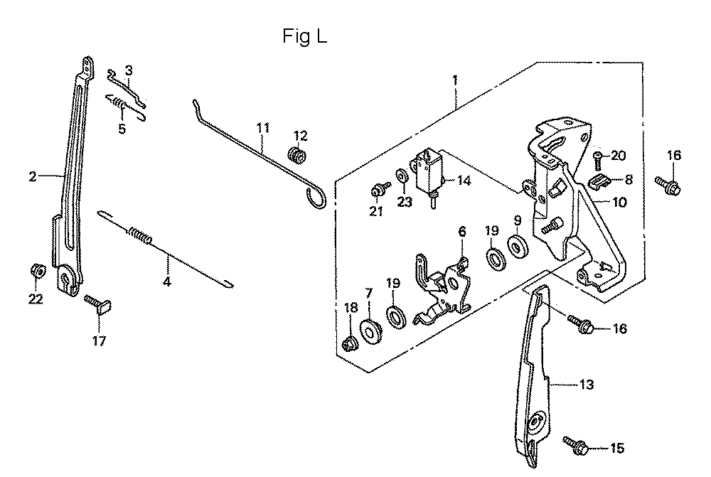 Fig-12 Diagram and Parts List for GC160A Type QED Honda Engine