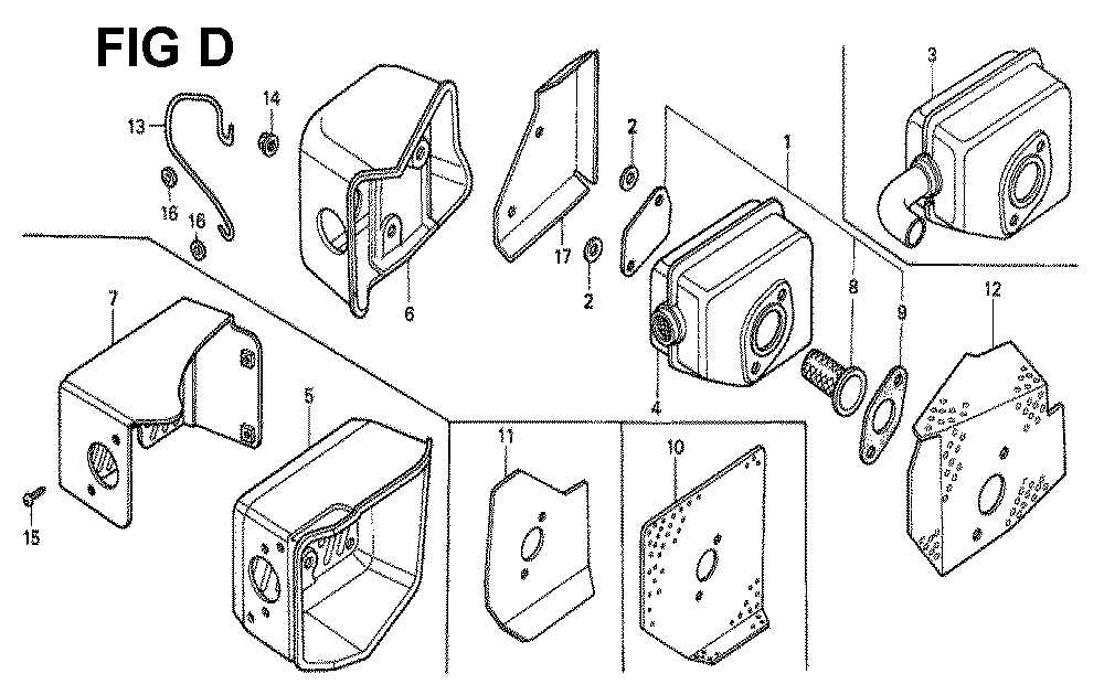 Fig-3 Diagram and Parts List for GXV160K1 Type N55 Honda Engine