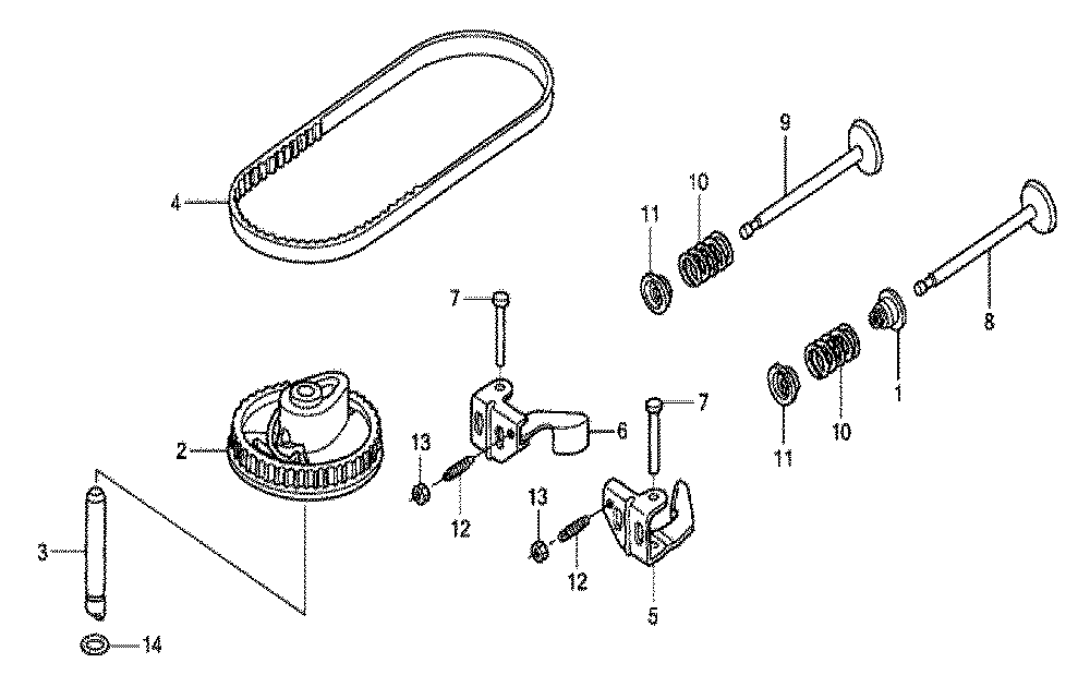 Fig-0 Diagram and Parts List for GCV190LA Type S3C Honda Engine