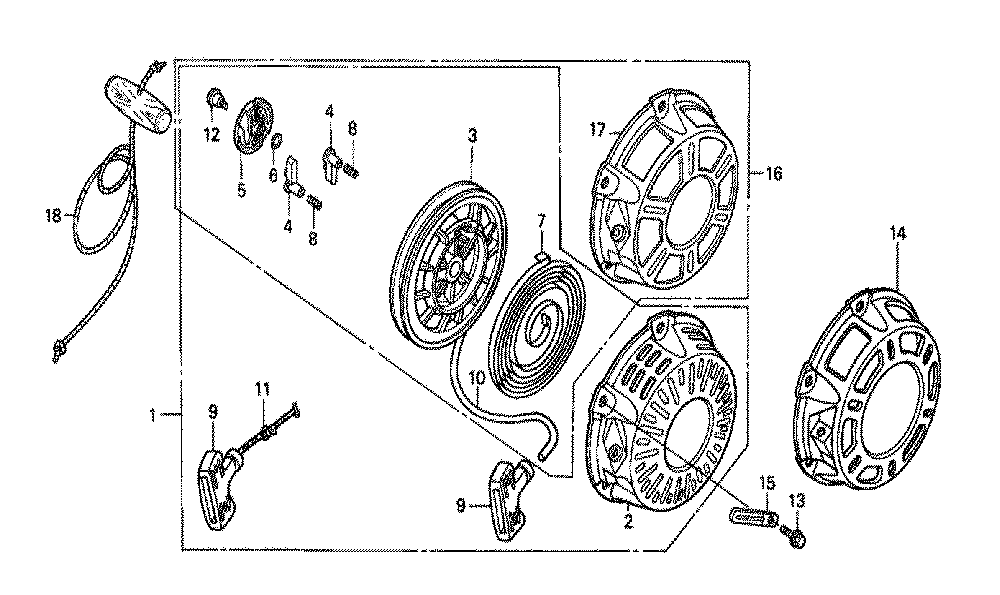 Fig-0 Diagram and Parts List for GX160K1 LXU-Seri-20-8669999 Honda Engine