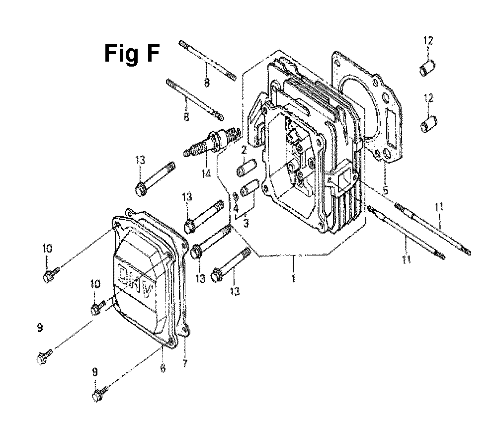 Fig-11 Diagram and Parts List for GXV160K1 Type N1AH Honda Engine