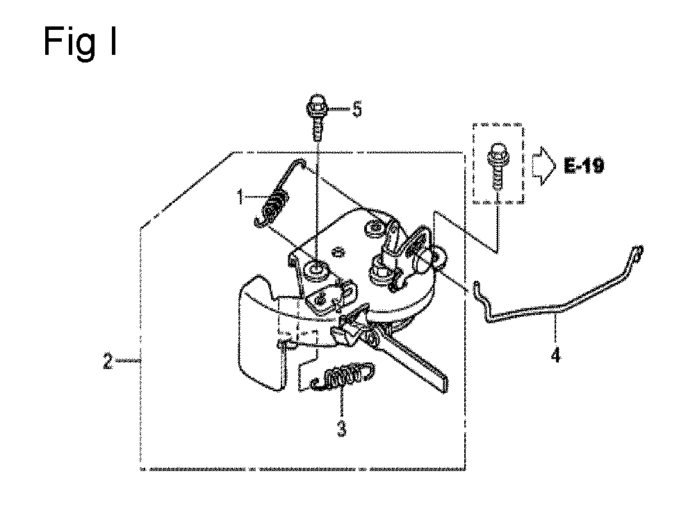 Fig-9 Diagram and Parts List for GCV190LA Type S3A Honda Engine